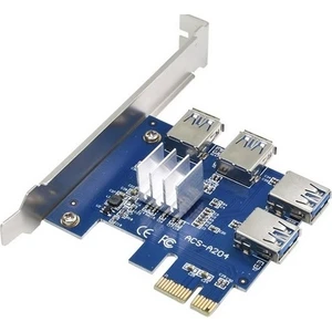 4471 Pci-E Express 1x 1 To 4 USB 3.0 Ekran Kartı Riser Çoklayıcı