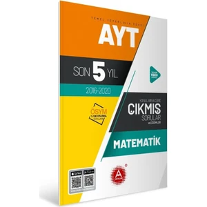 A Yayınları AYT Matematik Son 5 Yıl Konularına Göre Tamamı Çözümlü Çıkmış Sorular