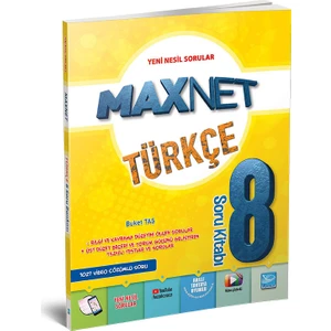 Karaca Yayınevi Maxnet 8. Sınıf Türkçe Soru Kitabı