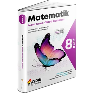 Aydın Yayınları 8. Sınıf Matematik Beceri Temelli Soru Bankası