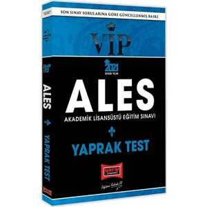 Yargı Yayınevi ALES 2021 VIP Yaprak Test