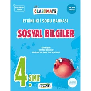 Okyanus Yayınları 4. Sınıf Classmate Sosyal Bilgiler Etkinlikli Soru Bankası
