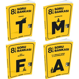Hız Yayınları LGS 8. Sınıf Türkçe Matematik Fen Bilimleri ve Inkılap Tarihi Soru Bankası