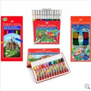 Kuru Sulu Pastel Keçeli Okul Kırtasiye Boya Seti