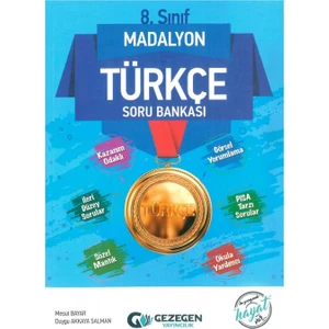 Gezegen Yayıncılık 8.Sınıf Madalyon Türkçe Soru Bankası
