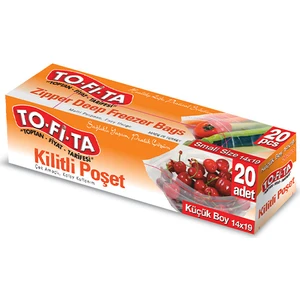 To-Fi-Ta Küçük Boy Kilitli Poşet 10'lu 14X19 cm