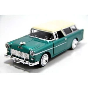 Motormax 1:24 1955 Chevy Bel Air Nomad Diecast Model Araba Yeşil