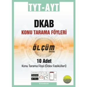Pano Yayınları TYT - AYT Dkab Tarama Föyleri (10 Fasikül 10 x 16 Sayfa)