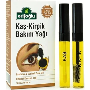 Kaş Kirpik Bakım Yağı 10+10ML (Doğal E Vitaminli Organik Argan Yağlı)