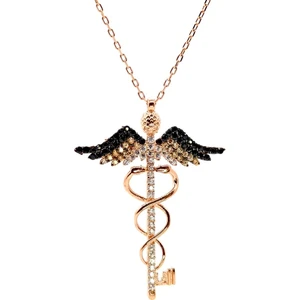 Osmanlı Gümüş Melek Kanadı Kadüse Kadın Gümüş Kolye