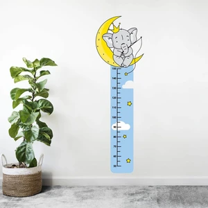 Kt Decoration Sevimli Fil Boy Ölçer Çocuk Odası Duvar Sticker