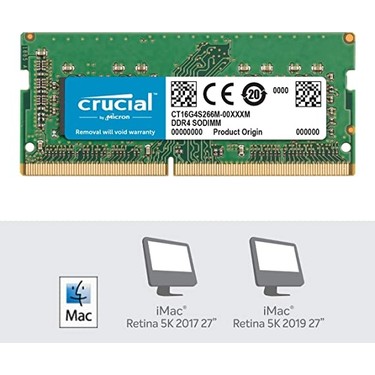 Crucial 16GB 2666MHz SODIMM DDR4 Ram CT16G4S266M Fiyatı
