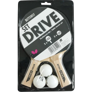 Butterfly 85102 Drive Tt 2 Raket 3 Top Masa Tenisi Raket