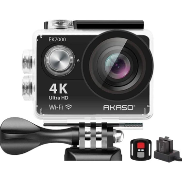 Akaso EK7000 4 K Wifi Action Camera Ultra HD Su Geçirmez Dv Kamera 12MP 170 Derece Geniş