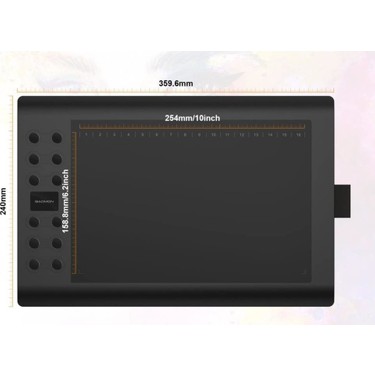 Gaomon M106k 10 X 6 Dijital Grafik Kalem Tablet Boyama Fiyati