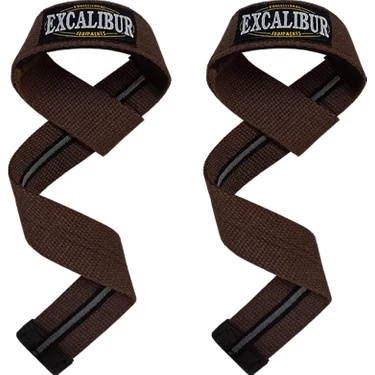 Excalibur Fitness Deadlift Bilek Kayışı Lifting Strap Siyah