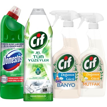 domestos dag esintisi 750 ml cif tum yuzeyler bahar fiyati