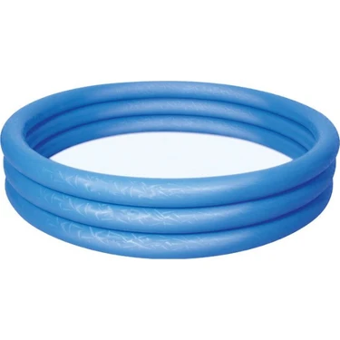 Bestway Jumbo Şişme Havuz 183 x 33 cm 3 Bölmeli Mavi Renkli Dayanıklı