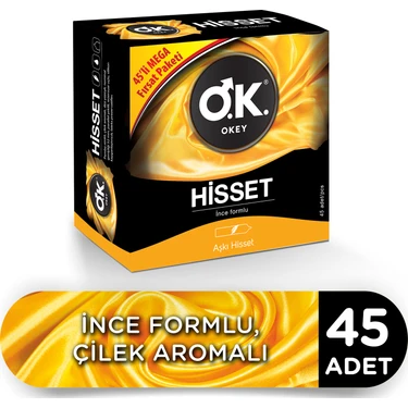 Okey Hisset 45'li Prezervatif Avantaj