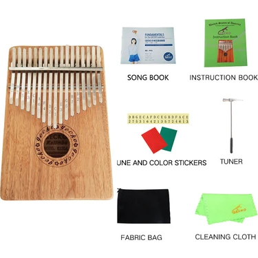 Gecko Kalimba K17CA Profesyonel Kalimba Fiyat Taksit Secenekleri