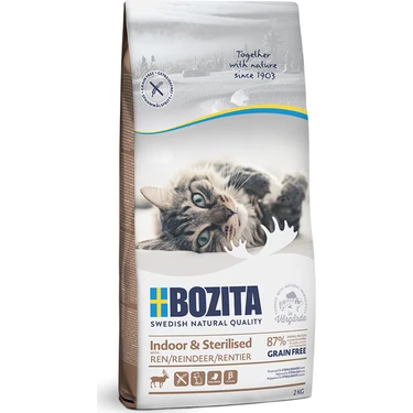 Bozita Adult Bozita Yetişkin Kısırlaştırılmış Geyik Etli Kedi Maması 2