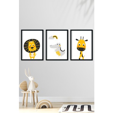 Norm Design Collection Bebek Cocuk Odasi 3 Lu Cerceveli Fiyati