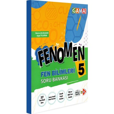 Gama Yayinlari 5 Sinif Fenomen Fen Bilimleri Soru Bankasi Kitabi