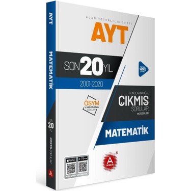A Yayinlari Ayt Matematik Son 20 Yil Konu Konu Tamami Kitabi