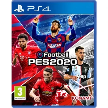 Konami PES 2020 PS4 Oyun - Spor Türünde Genel Yaş İçin Multiplayer Desteği ile