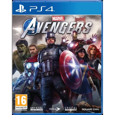 Square Enix Marvels Avengers Aksiyon Oyun PS4 Çoklu Oyuncu Desteği ile Gençler İçin