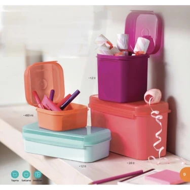 Tupperware Mini Özel Kare Set Fiyatı - Taksit Seçenekleri