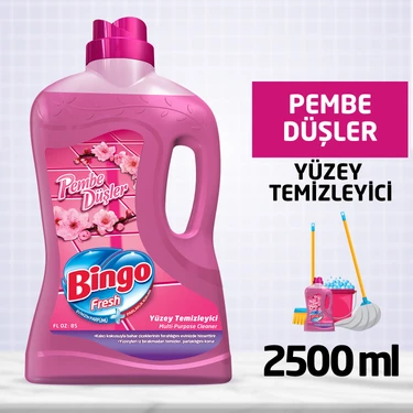 Bingo Fresh Yüzey Temizleyici Pembe Düşler