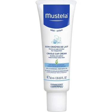 Mustela Yenidoğan ve Bebekler İçin Saç Pullanmalarına Karşı %95 Doğal İçerikli Dermatolojik Onaylı