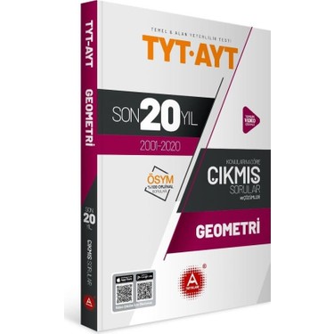 A Yayinlari Tyt Ayt Geometri Son 20 Yil Konularina Gore Kitabi