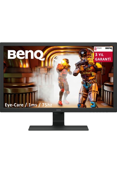 BenQ GL2480 24" 75hz 1ms (VGA+DVI+HDMI) Full HD Eye-care TN Oyun Monitörü