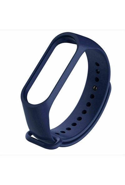 Arabulalaca Xiaomi Mi Band 5 Kordon Silikon Kayış Lacivert