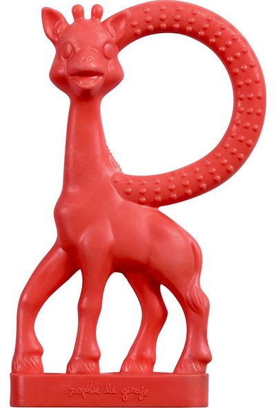 Sophie La Giraffe Vanilya Diş Kaşıyıcı - Kırmızı
