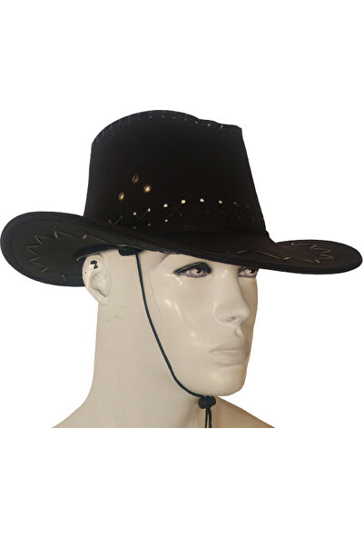 Hg 200 Kovboy Şapka Siyah