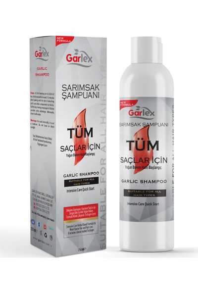 Garlex Garlex Sarımsak Şampuanı Tüm Saçlar Için 250ml