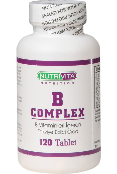 Nutrivita Nutrition B Complex 120 Tablet