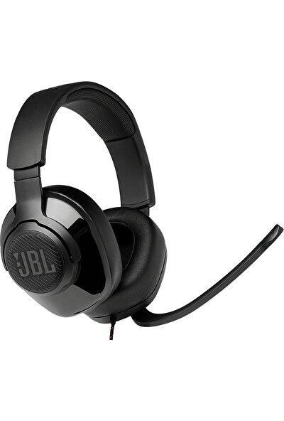 JBL Quantum 200 Mikrofonlu 3.5mm Gaming Kulak Üstü Kulaklık - Siyah