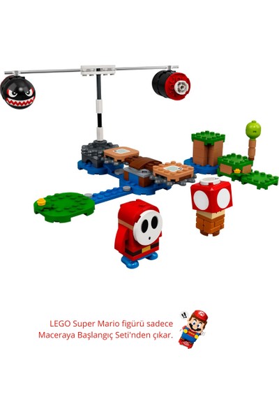 LEGO® Super Mario™ 71366 Boomer Bill Baraj Ateşi Ek Macera Seti Yapım Seti Yaratıcı Çocuklar için Koleksiyonluk Oyuncak