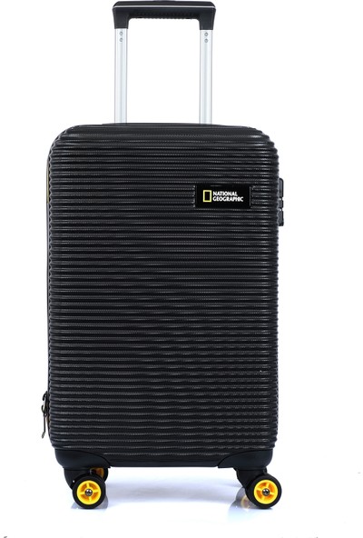 National Geographic Unisex Ng-Tr 01 Büyük Boy Siyah Çekçekli Sert Valiz