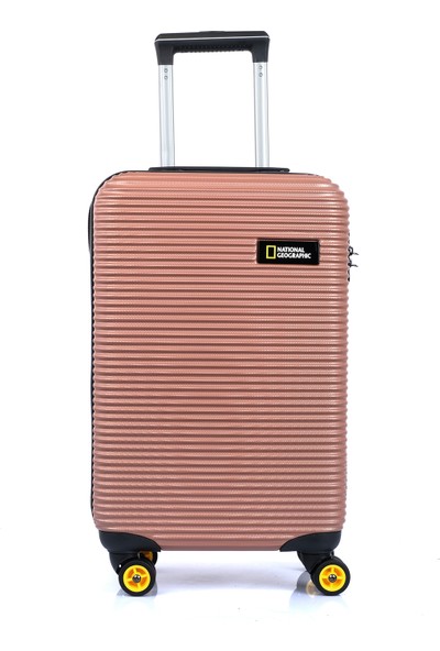 National Geographic Pudra Orta Boy Unisex Çekçekli Sert Valiz