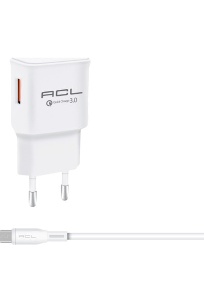 ACL AC-2 Micro USB 3.0 Mah Şarj Aleti Seti