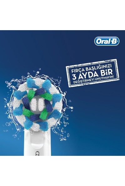 Oral-B Starter Pack Cross Action Elektrikli Diş Fırçası + Yedek Başlık
