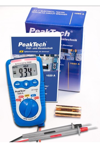 Peaktech P1020A Dijital Multimetre