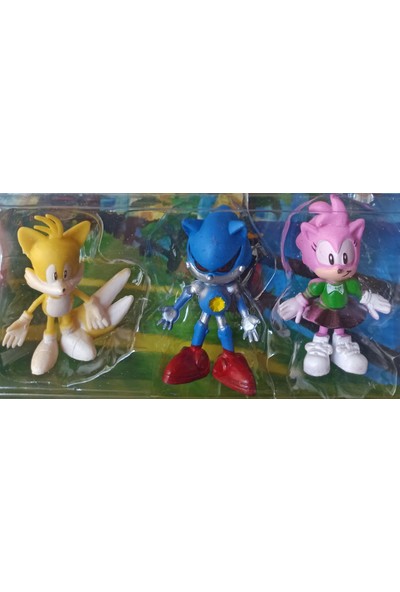 Kids Sonic Figürleri Sonic Mania Set 6'lı