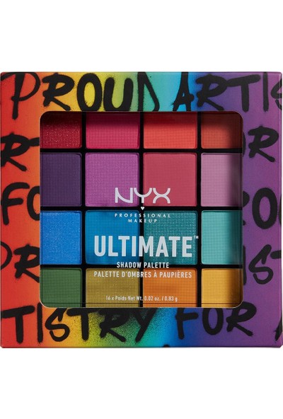 Nyx Ultimate Shadow Palette Brights Limited Edition Far Paleti