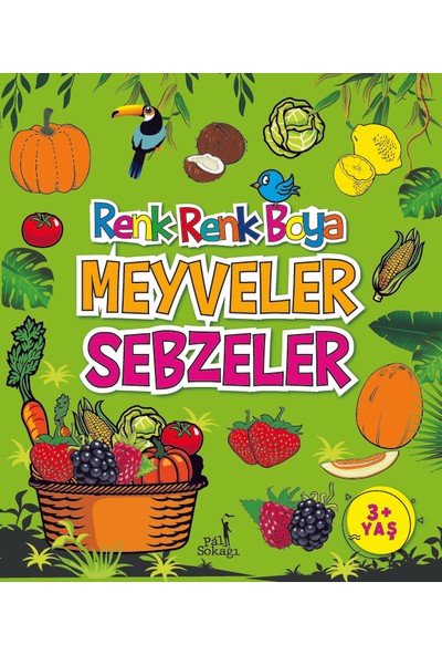Renk Renk Boya Meyveler Sebzeler - Serkan Karakoç